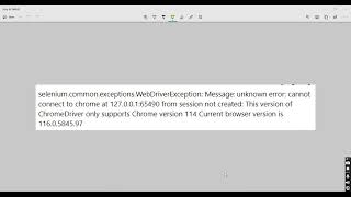 chrome driver only support version 114 solution