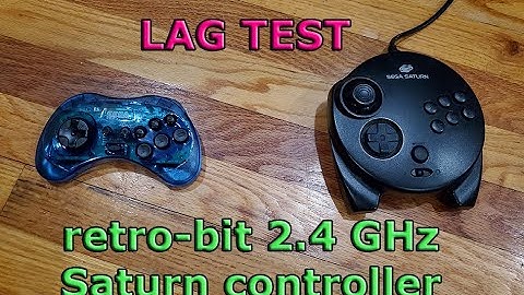 retro-bit 2.4 GHz Saturn controller lag test (Update: fixed; see description)