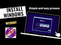 Install Windows without Pendrive Or CD DVD/बिना पेनड्राइव के विंडोस कैसे इनस्टॉल करे