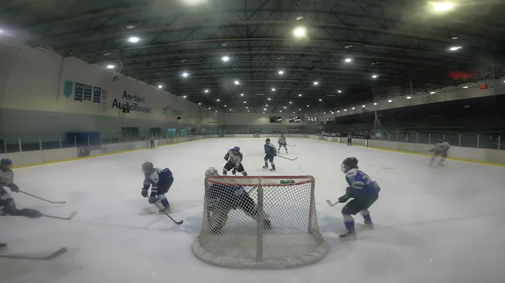 Zachary White '06 Goalie vs Leduc Oil Kings highli...