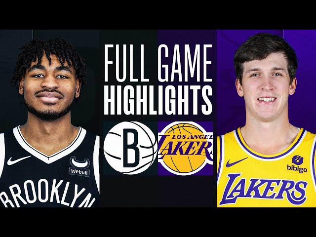 Los Angeles Lakers vs Brooklyn Nets Full Game Highlights