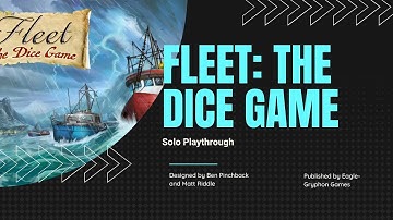 Fleet: The Dice Game Solo Playthrough