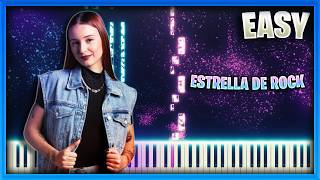 RUSLANA - ESTRELLA DE ROCK | EASY Piano Tutorial by OCTOBER