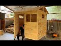 Building a tinyhouse frame in 5 days diy  home garden homemade wooden in country house style