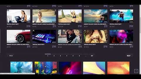 Video Website Template 12 - Color Scheme 10