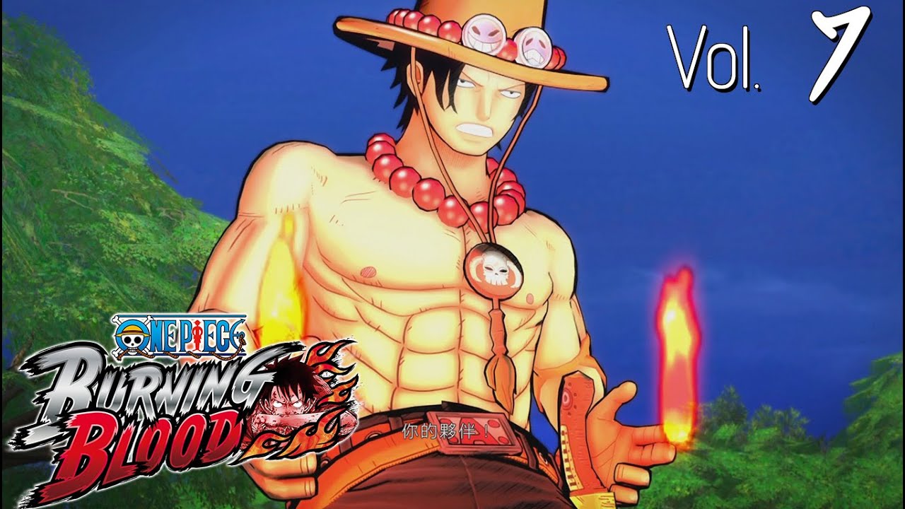 การต่อสู้ของ อาคาอินุ และ เอซ Onepiece Burning Blood Part 7 [Ending] YouTube