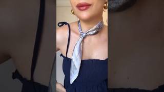 Chic & Sophisticated The Ultimate Silk Scarf Tying Tutorial
