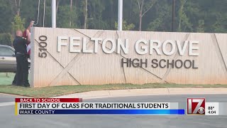 Wake County new schools and students on first day