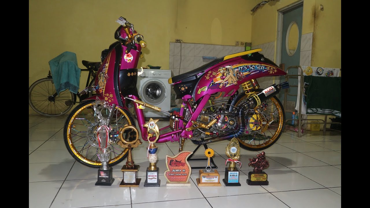 Modifikasi Motor Scoopy Street Racing YouTube