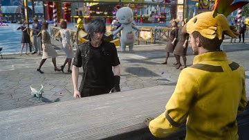 FINAL FANTASY XV Cutscenes | Moogle Chocobo Carnival: Chocobo Racing (Intro)