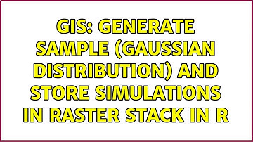GIS: Generate sample (Gaussian distribution) and store simulations in raster stack in R