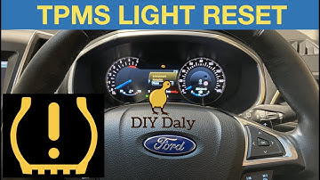 Ford Edge TPMS Tyre Pressure Warning light Reset procedure