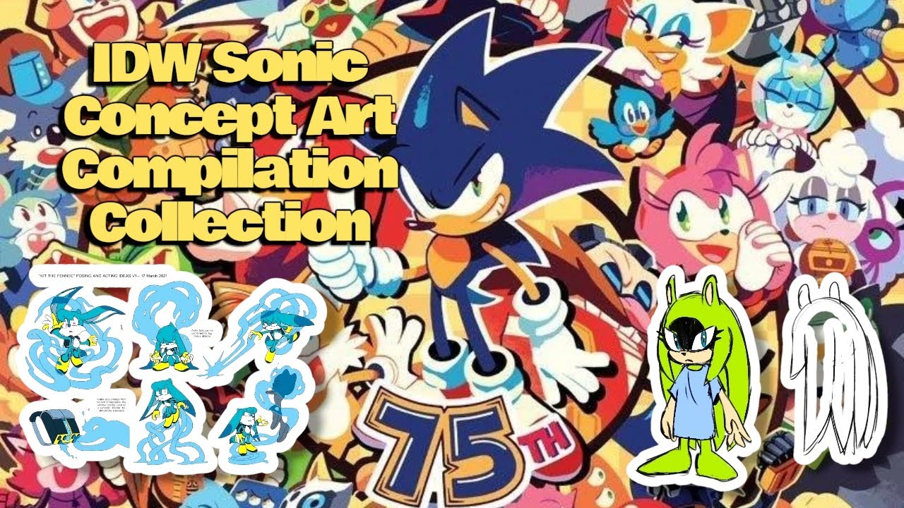 IDW Sonic Concept Art Compilation Collection 