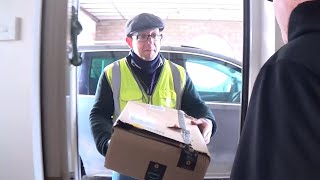 Boogie Woogie Interrupted By Amazon Delivery Guy