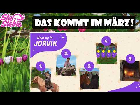 All updates in March! 🌷🐴 | Star Stable Online [SSO]