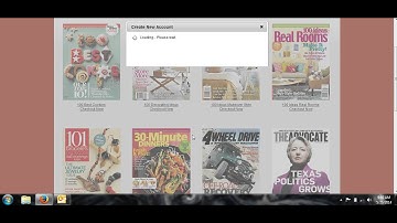 How to create an eMagazine Library Account for Zinio