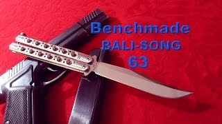 Балисонг Benchmade 63 -- нож бабочка как он есть