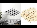 Ice Cream Sticks Craft/ Ice Cream Stick Wall Hanging/ How To Make Ice Cream Stick craft😊