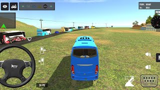Euro Bus Driving Game Public Transportation 2024 Indonesia Bus Simulator Android Gameplay screenshot 3