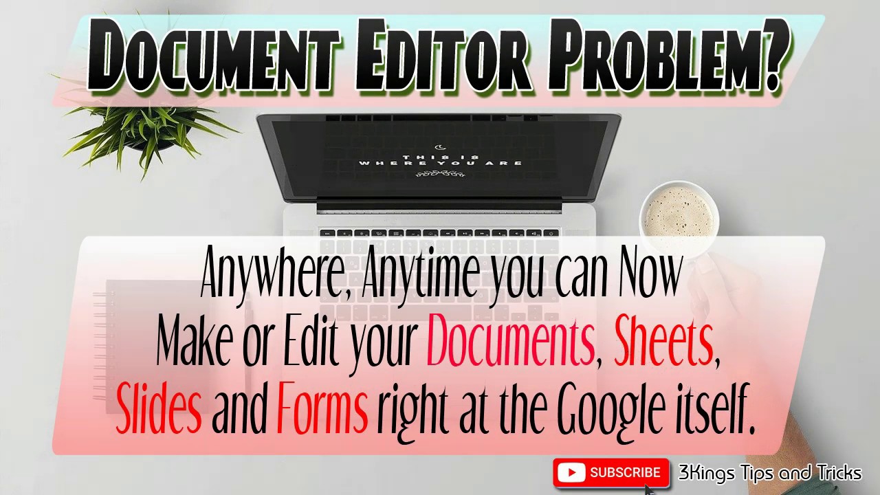Google Docs - Online Application, Editor, Easy to Use