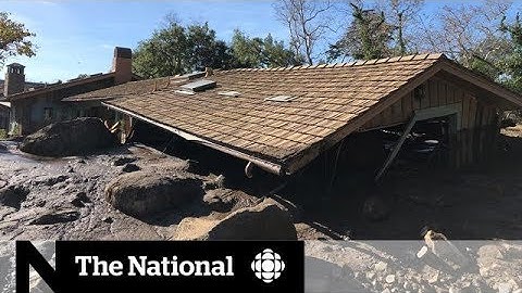 Desperate search for survivors in California mudslides