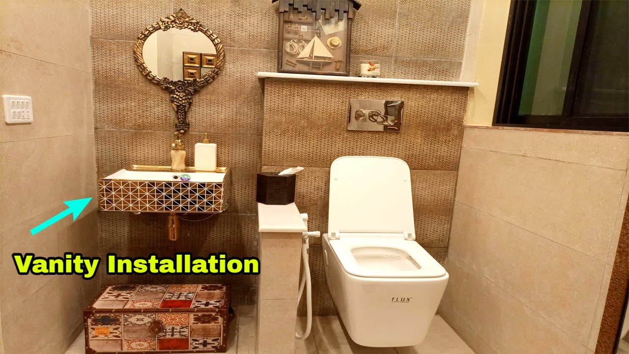 How to install vanity sink | Vanity installation | Vanity top