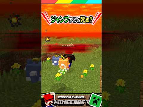 ジャンプすると死ぬ世界！？ #マイクラ #マインクラフト #Minecraft #まいくら #クイズ #ゲーム #Shorts