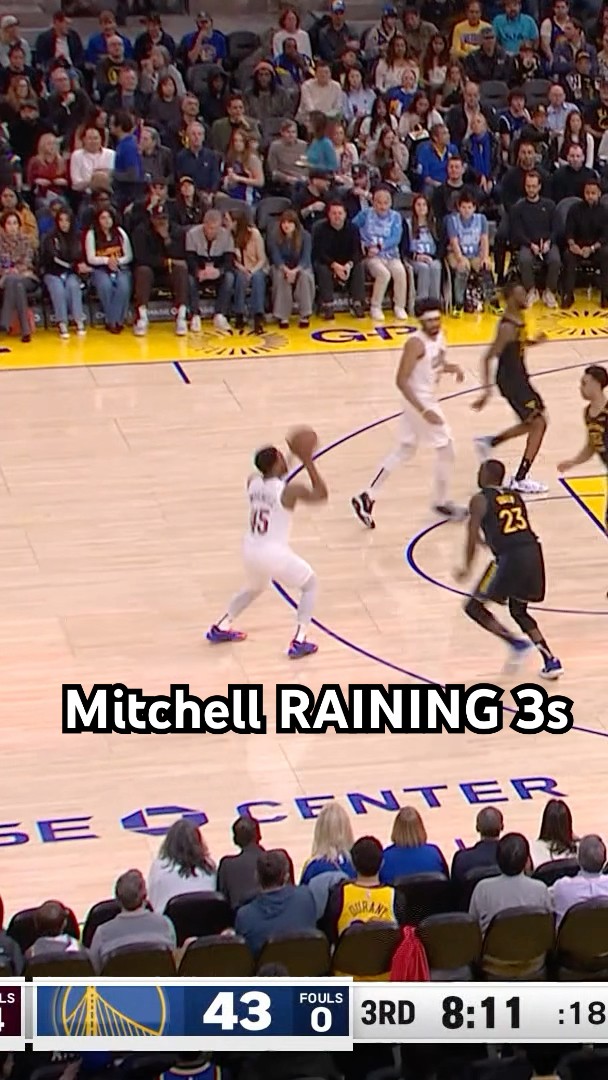 Donovan Mitchell is ON FIRE from DEEP! ?