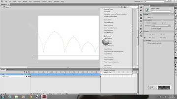 2D Animation - Motion Tween Bouncing Ball - Adobe Flash CS6