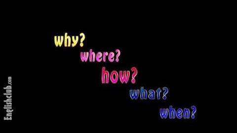 Question Word Song