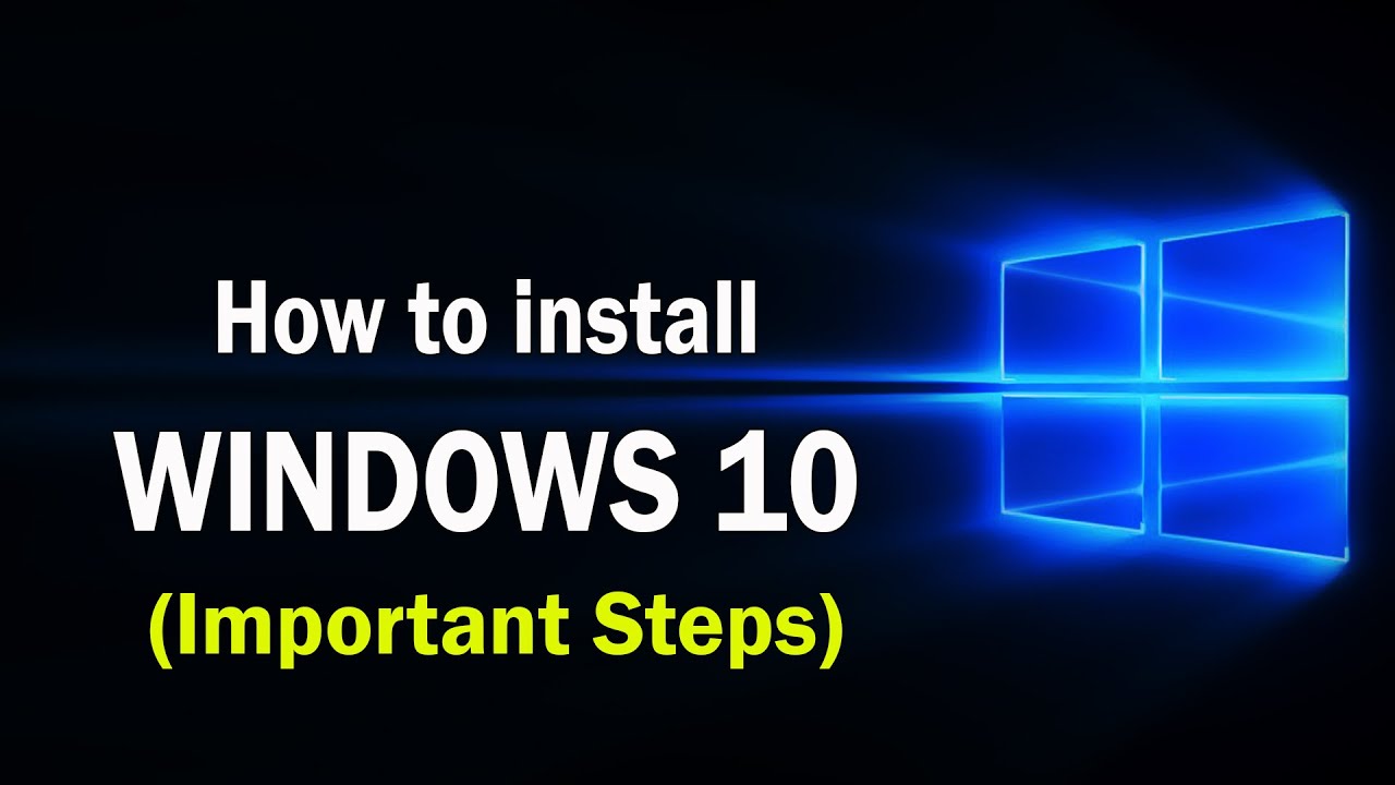 Installing Windows 10 on PC | Formatting Hard Disk to install Windows ...