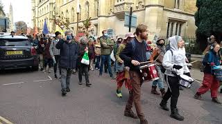 Climate injustice protest in Cambridge, 6th November 2021 @bhadeshia123