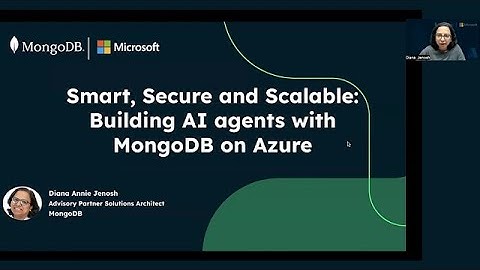 Deliver smart secure and scalable agents with MongoDB on Azure | ODSP1448