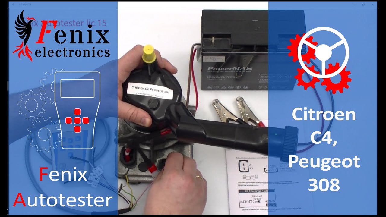 Test pompy wspomagania Power steering pump test CITROEN C4, PEUGEOT 308 YouTube