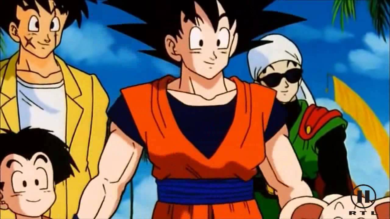 Dragonball Z Son Goku Lernt Son Goten Kennen Hd Youtube