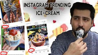 Eating Instagram Famous Ice-cream Trends ( Taste Test )