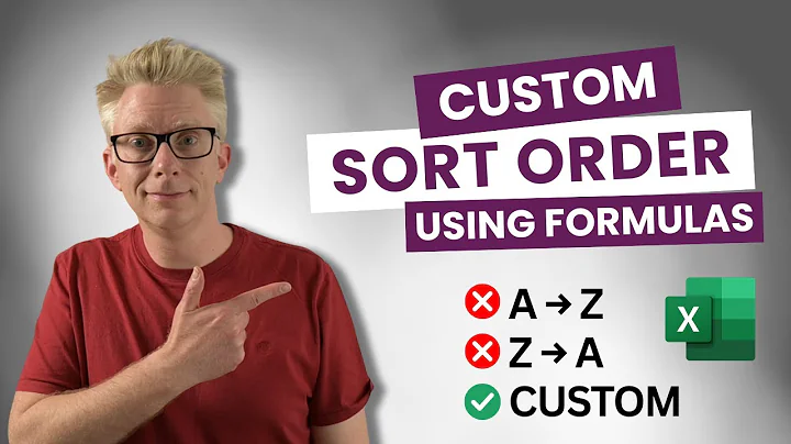 Custom Sorting with Excel formulas - Taking SORTBY to the next level!