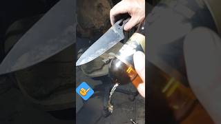 Knife blade hardness test #knifeskills #short