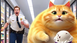 Cats story 😿 The thief cat | The cat stole ice cream #cats #aicat #ai #poorcat #catstory