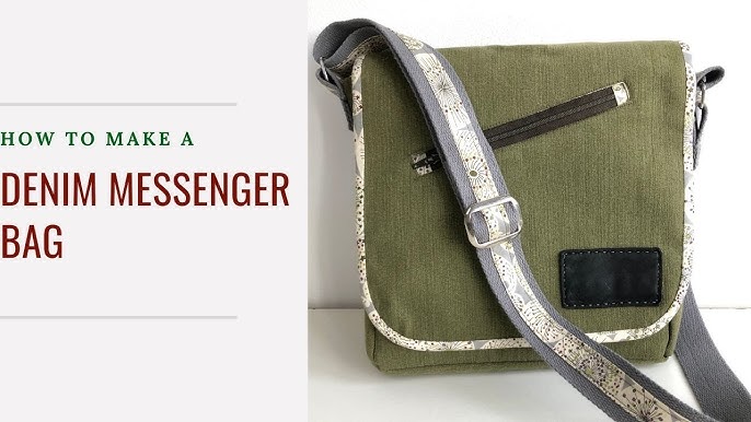 Denim Messenger Bag with Amy Barickman 