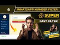 how to filter whatsapp number | whatsapp active number checker | WhatsApp filter tool