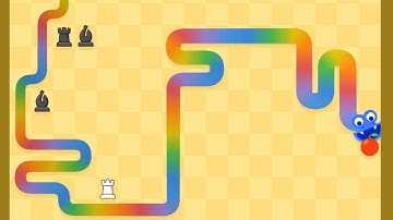 Google Snake Chess Mode - 50 apples in 2m 37s 950ms (5 apples / Speed Normal / Size Standard)