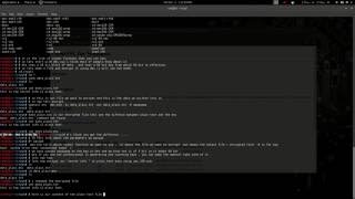 Using the various cryptography functions of OpenSSL's crypto library. ( aes - des e.g)
