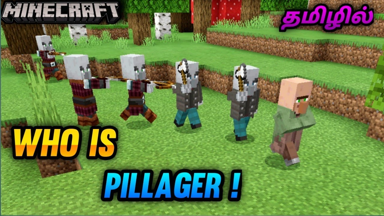 Who Is Pillager In Minecraft Tamil Life Of Pillager In Minecraft