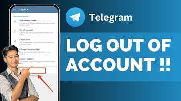 How To Log Out Of Telegram Account 2025 !