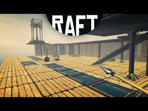 RAFT 2 ნაწილი ბაზის შენება ზვიგენი არ გვაცდის