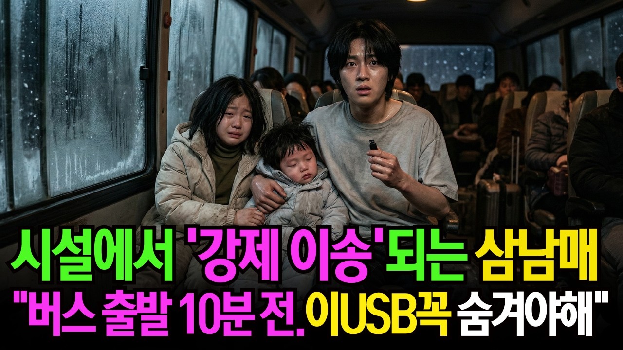 버스출발 10분 전, 아이들이 ‘강제이송’되기 시작했다 | 감동사연 | 시니어드라마