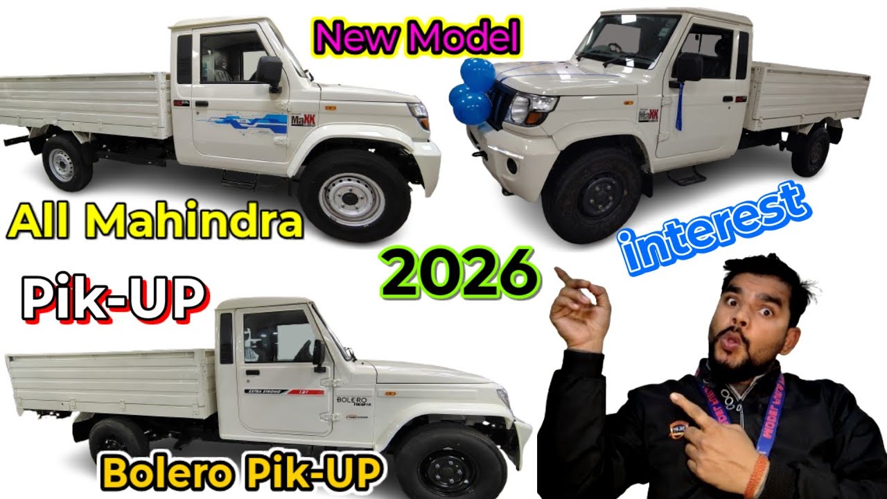 2026 All Mahindra Bolero Pik-UP// MAXX PIK-UP// Best Discount finance down payment EMI Best offer 
