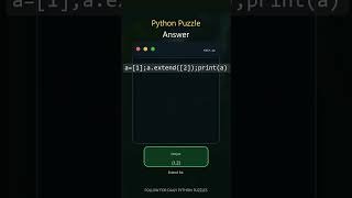 Details Extend | Interview Puzzle Challenge | YouTube Shorts #interviewquestions #python #coding #puzzle Update