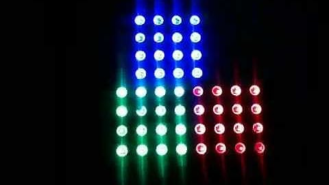 rainbowduino moving rgb blocks